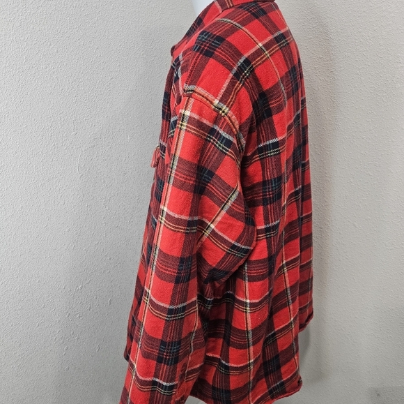 Saugatuck vintage men's button flannel 3XL - Picture 3 of 6